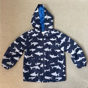 Carter's Blue Shark Pattern rain Jacket